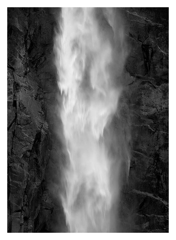Falling Water, Bridalveil Fall, Yosemite National Park, California, 2017