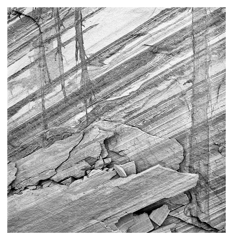 Sandstone Spall, Lake Powell, Utah, 1987